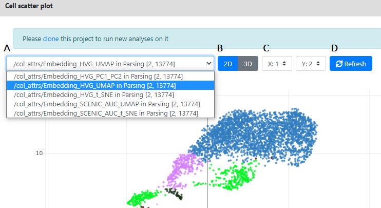 Fly Cell Atlas tutorial screenshot