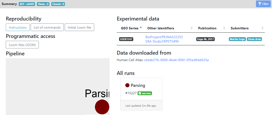 Full pipeline tutorial screenshot